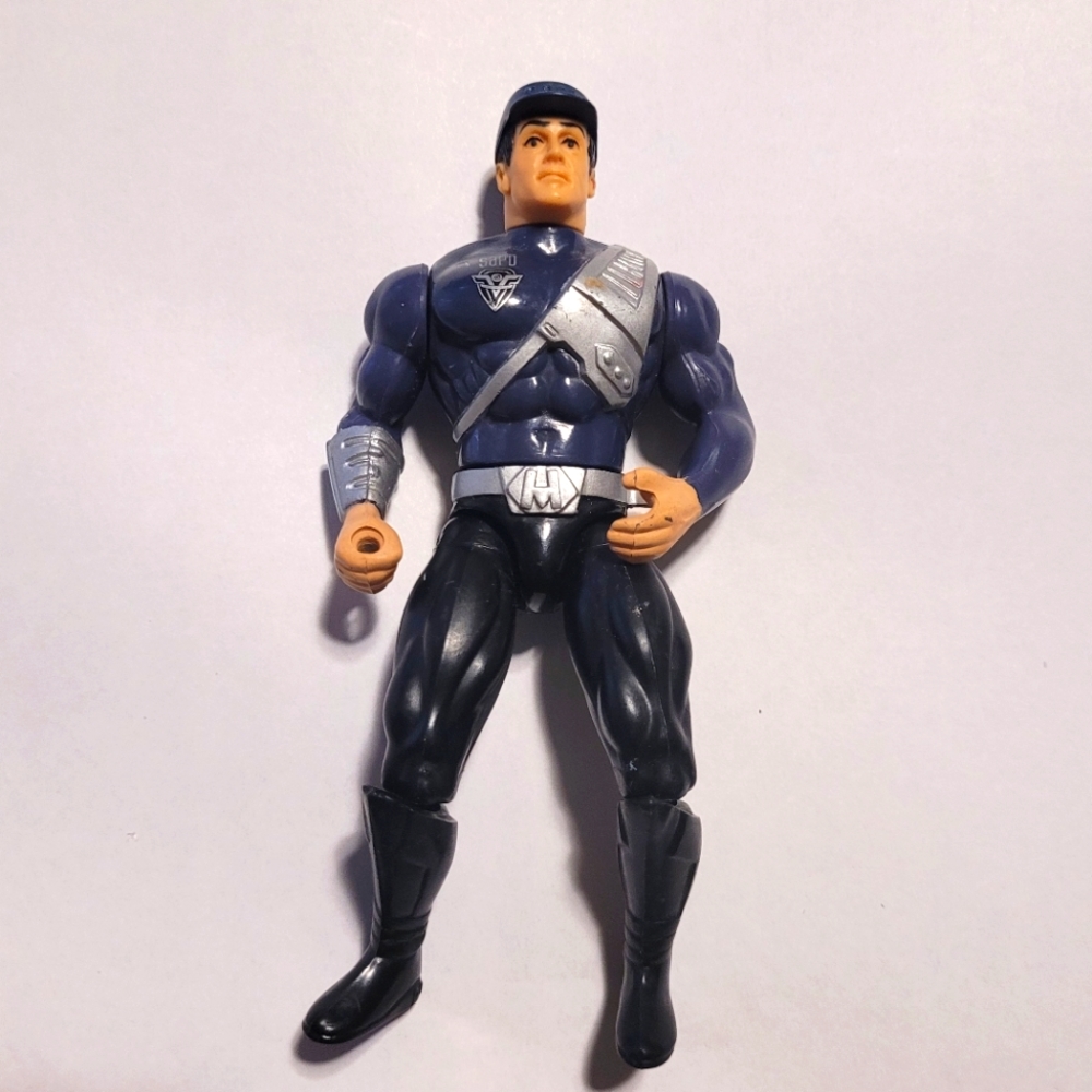 Demolition Man Action Figure Sylvester Stallone Battle Baton Spartan Vintage Toy